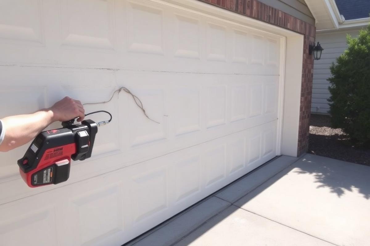 Broken Garage Door Spring Replacement Naples — garage door panel replacement #1